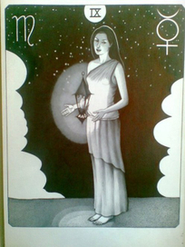 Карта ТАРО "Отшельник"