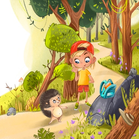 Иллюстрации к стихам Инны Невской "Пушистые почемучки"