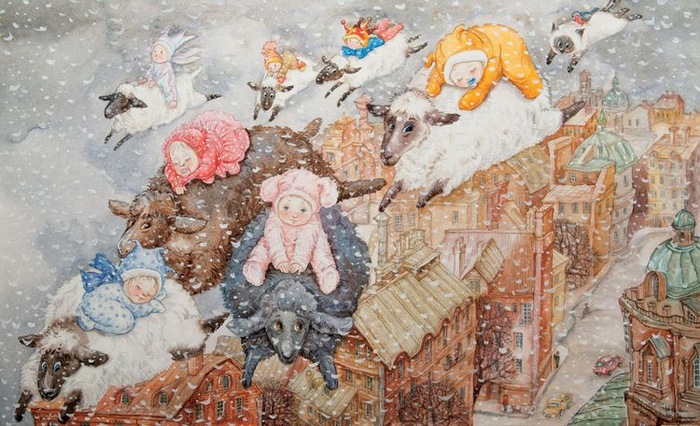 Тучные овцы-подушки-считалки:)