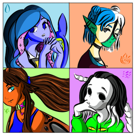  Четыре монстра 