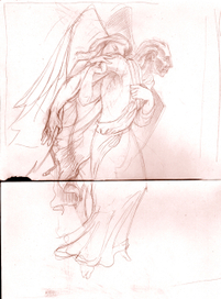 Ангелы. набросок