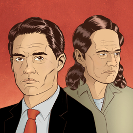 Фан-арт к сериалу Твин Пикс