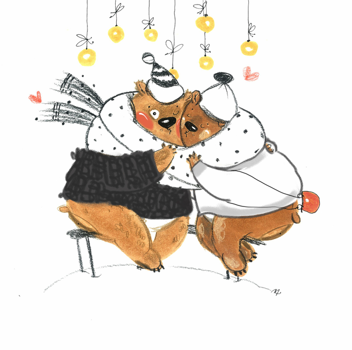 Люби, обнимай и балуй)