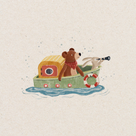 История про мишку путешественника и мишку домоседа