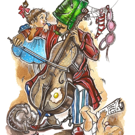 Выходной день у музыканта, или занятия дома.