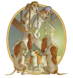 Вella Basset Ballerina иллюстрация 