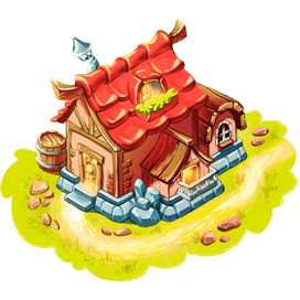 Сказочный дом в изометрии 