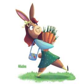Иллюстрация заяц