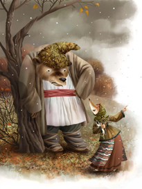 Крянгэ Лиса и Медведь