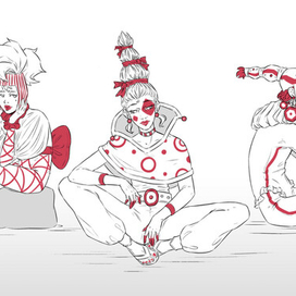 Циркачи (графика)