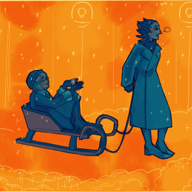 Снежная прогулка