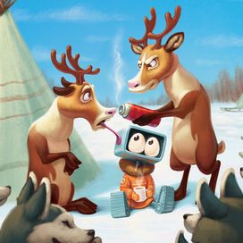 Обложка для детского журнала