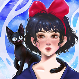 Служба доставки Кики - фанарт