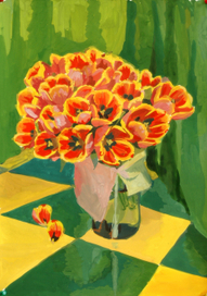 а ты даришь мне цветы