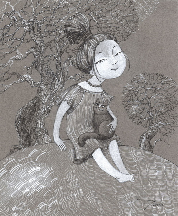 Утро  в китайской деревне