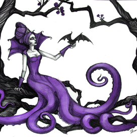 Queen with tentacles