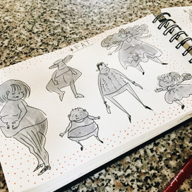 Inktober day 16. Fat