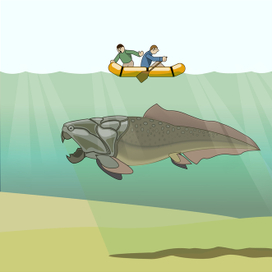 Гигантский древний дунклеостей