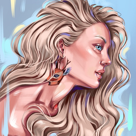 Полуреалистичный портрет