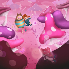 Волшебная грибная аллея 