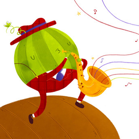 Арбуз играет блюз