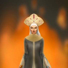 Фрагмент работы "Княжна"