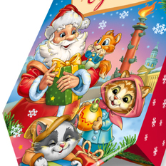 Петербург - картонная новогодняя упаковка для сладостей