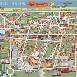 Карта Зеленоградска - 2018