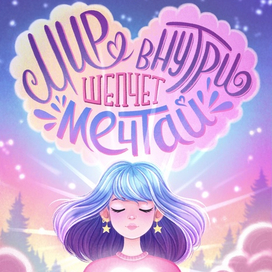 Открытка и леттеринг