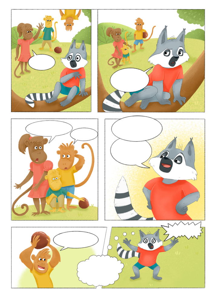 Обезьянки и обида (Первая сказка)