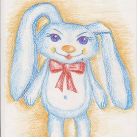 Иллюстрация заяц -ушан, к изготовлению серии эксклюзивных игрушек