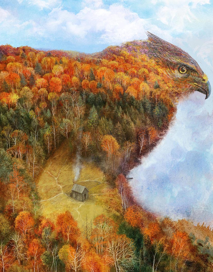 Осень на Уолденском озере.