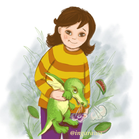 Девочка с дракончиком