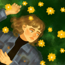 желтые цветочки