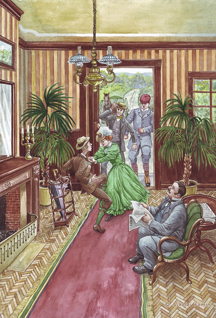 - Как вы смеете загораживать мне дорогу!