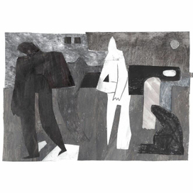 Иллюстрация к ненецкой сказке "Кукушка" 