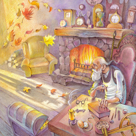 12 часов на каминной полке