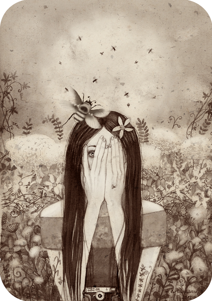 в ботаническом саду