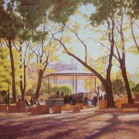 Горсад в золоте