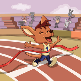 Кенгурёнок Дюк на Олимпийских играх)