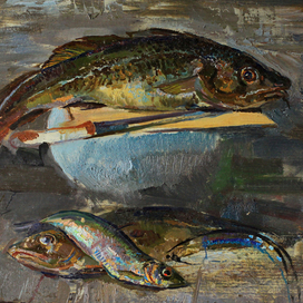 Натюрморт с рыбой