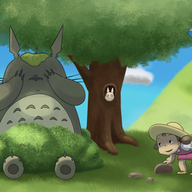 Прятки с Тоторо