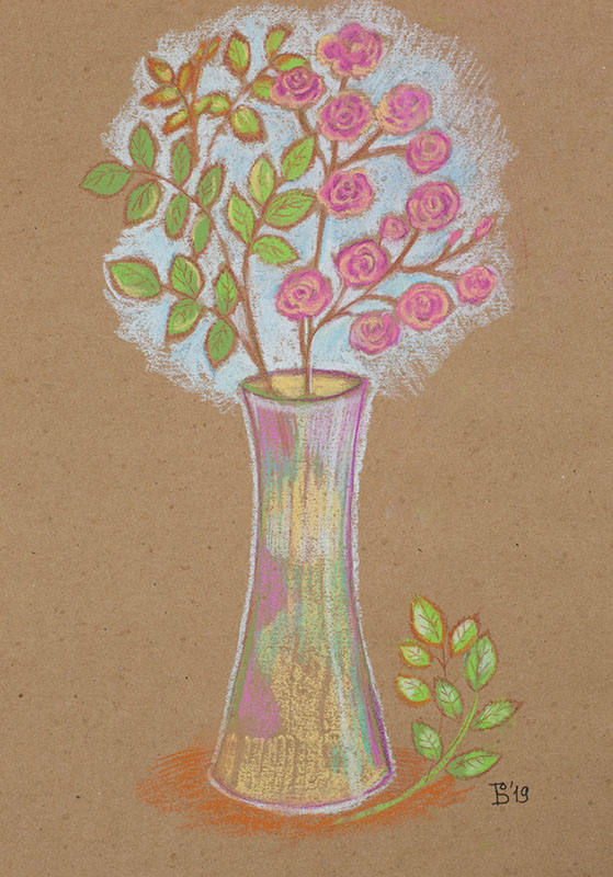 Маленькие кустовые розы