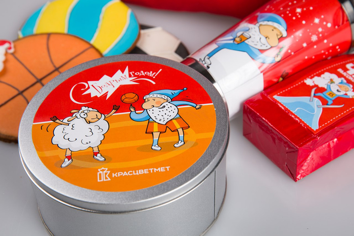 Новогодняя подарочная упаковка