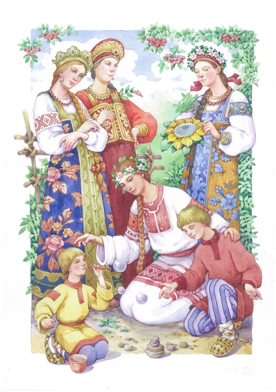 Дуняша и сестры