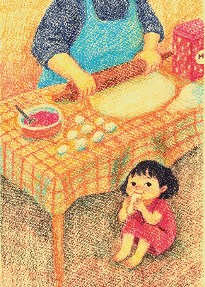 Кушать тесто тайком