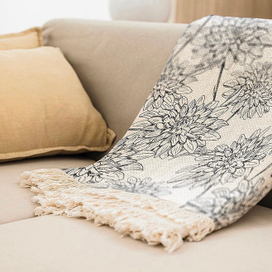 Паттерн с хризантемой