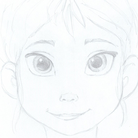 скетч ребенок