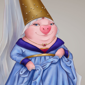 Lady pig
