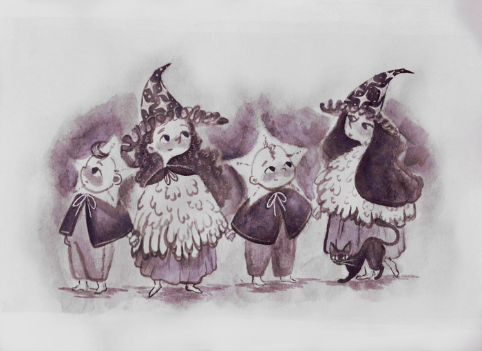 Акварельный набросок 